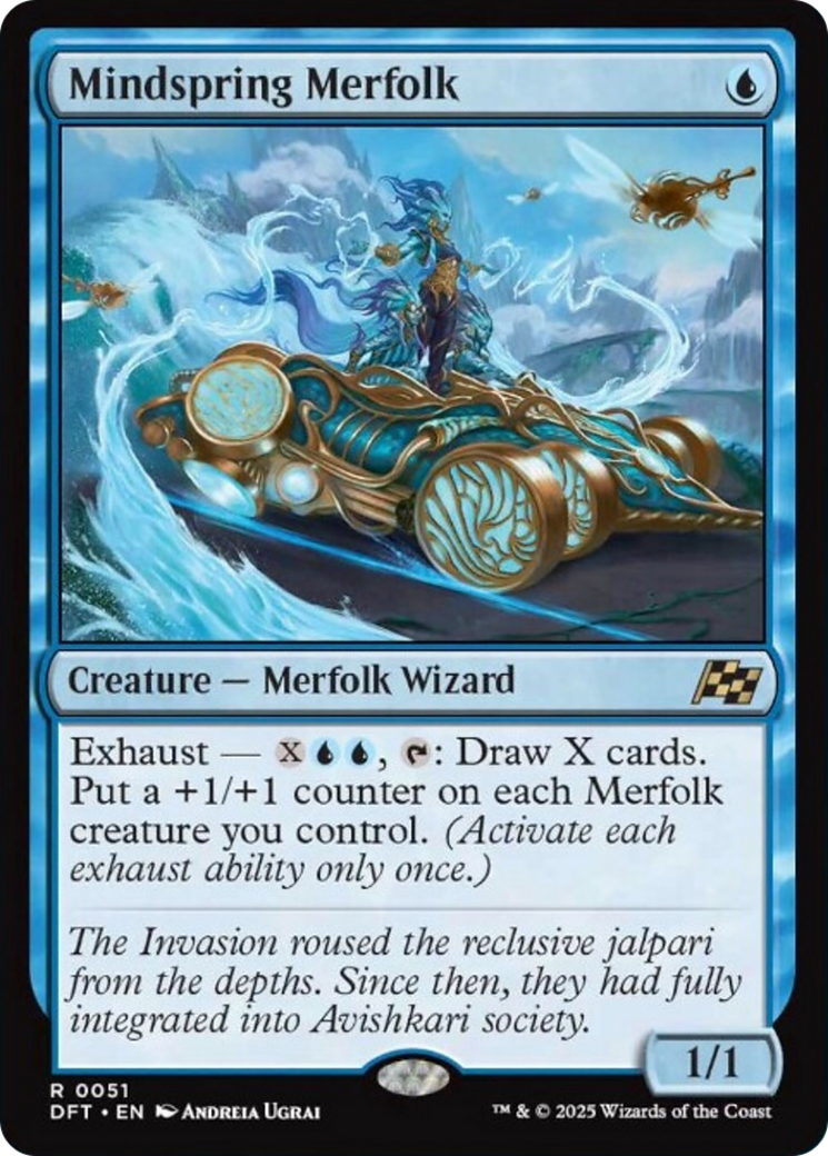 Mindspring Merfolk [Aetherdrift] | Exor Games Summserside