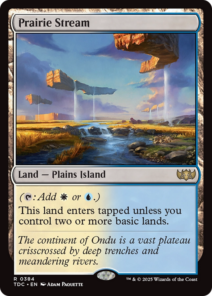 Prairie Stream [Tarkir: Dragonstorm Commander] | Exor Games Summserside