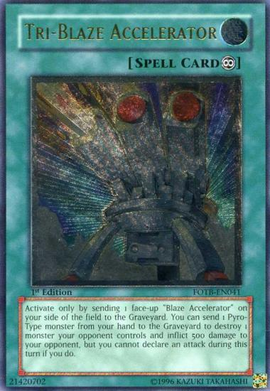 Tri-Blaze Accelerator [FOTB-EN041] Ultimate Rare | Exor Games Summserside