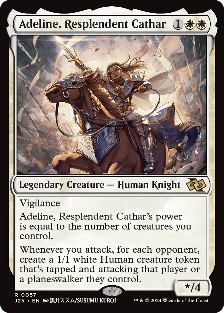 Adeline, Resplendent Cathar (Anime) [Foundations Jumpstart] | Exor Games Summserside