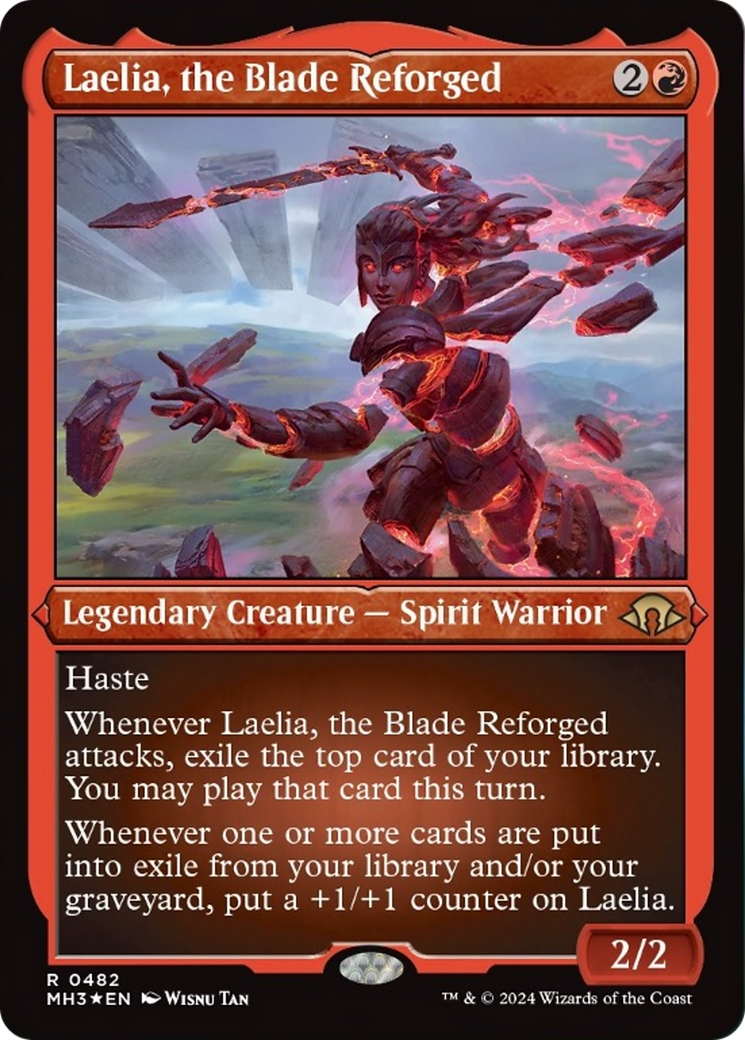 Laelia, the Blade Reforged (Foil Etched) [Modern Horizons 3] | Exor Games Summserside