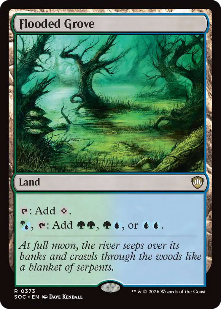 Flooded Grove [Secrets of Strixhaven Commander] | Exor Games Summserside