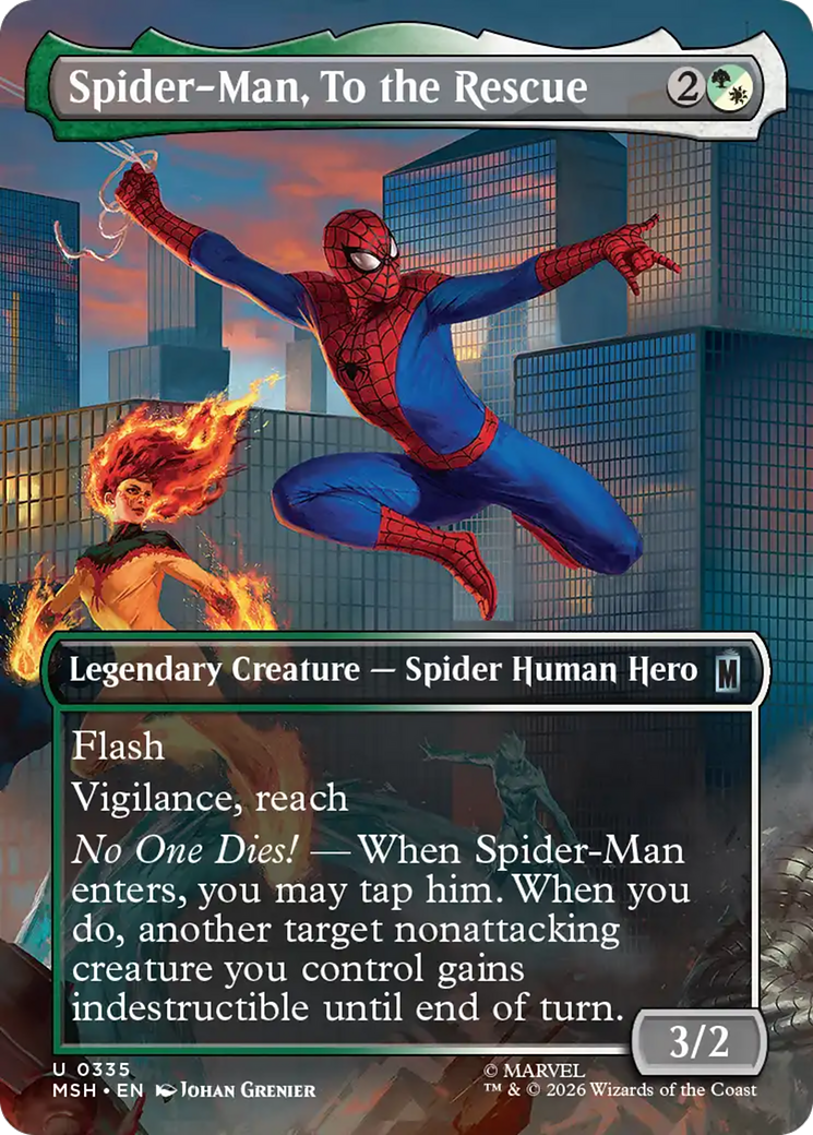 Spider-Man, To the Rescue (Borderless) [Marvel Super Heroes] | Exor Games Summserside