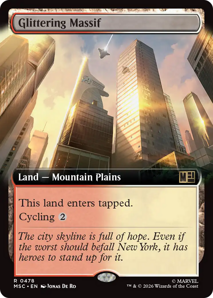 Glittering Massif (Extended Art) [Marvel Super Heroes Commander] | Exor Games Summserside