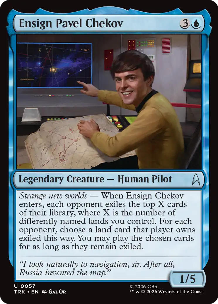 Ensign Pavel Chekov [Star Trek] | Exor Games Summserside