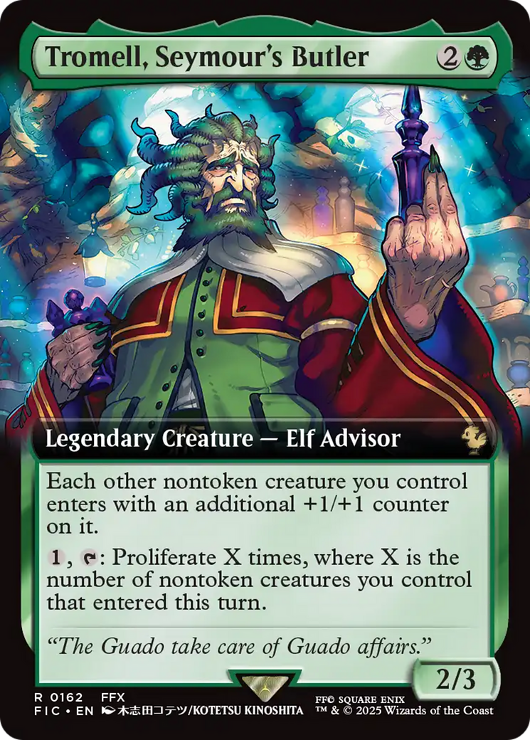 Tromell, Seymour's Butler (Extended Art) [FINAL FANTASY Commander] | Exor Games Summserside