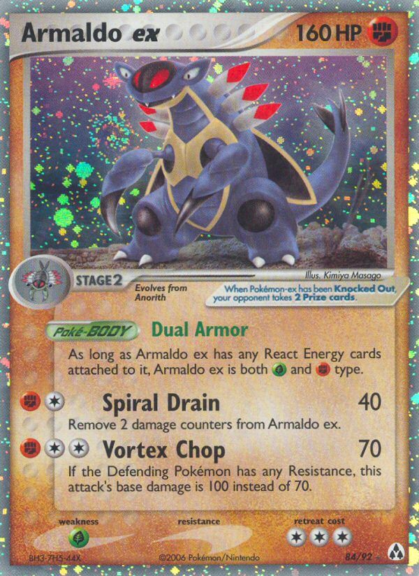 Armaldo ex (84/92) [EX: Legend Maker] | Exor Games Summserside