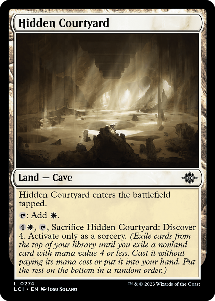 Hidden Courtyard [The Lost Caverns of Ixalan] | Exor Games Summserside