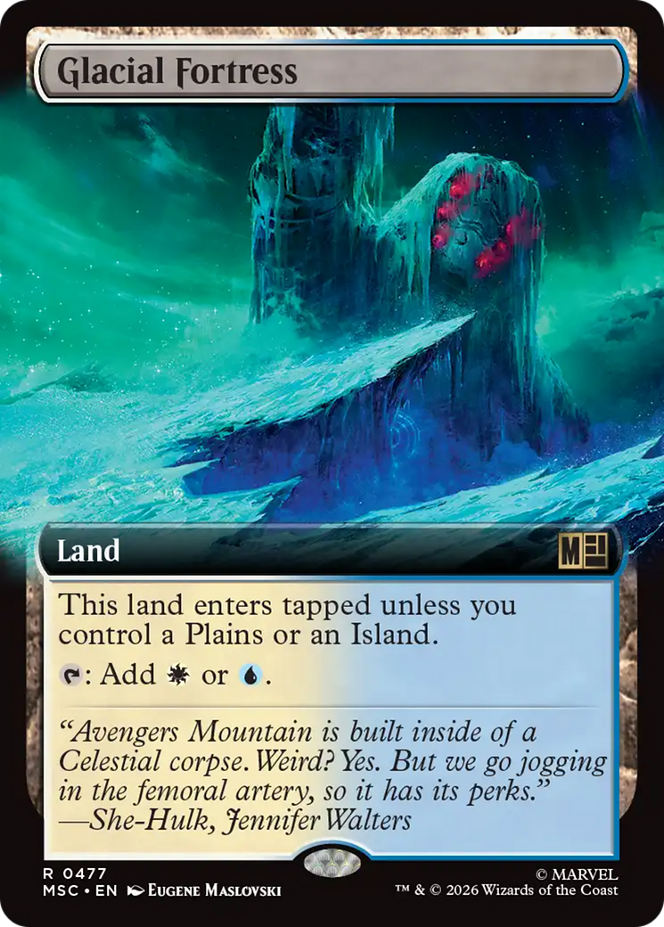 Glacial Fortress (Extended Art) [Marvel Super Heroes Commander] | Exor Games Summserside