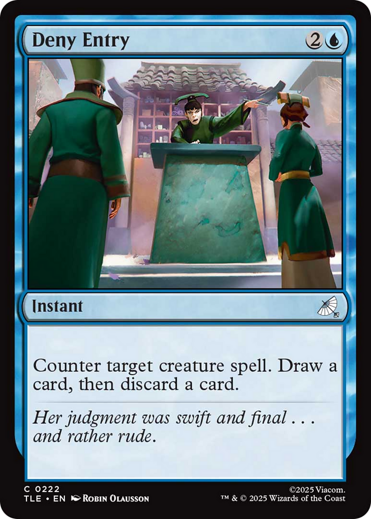 Deny Entry [Avatar: The Last Airbender: Eternal-Legal] | Exor Games Summserside
