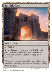 Basilisk Gate (White Border) [Mystery Booster 2] | Exor Games Summserside