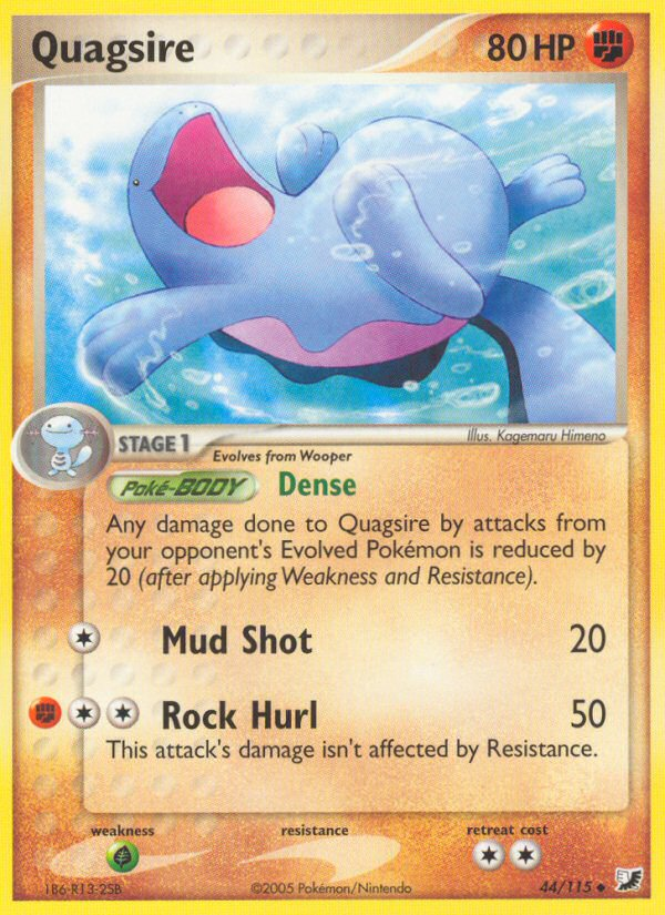 Quagsire (44/115) [EX: Unseen Forces] | Exor Games Summserside