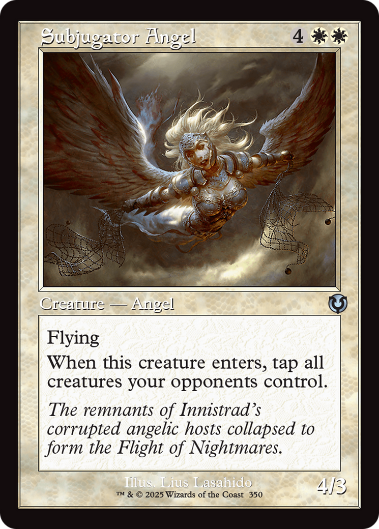Subjugator Angel (Retro Frame) [Innistrad Remastered] | Exor Games Summserside