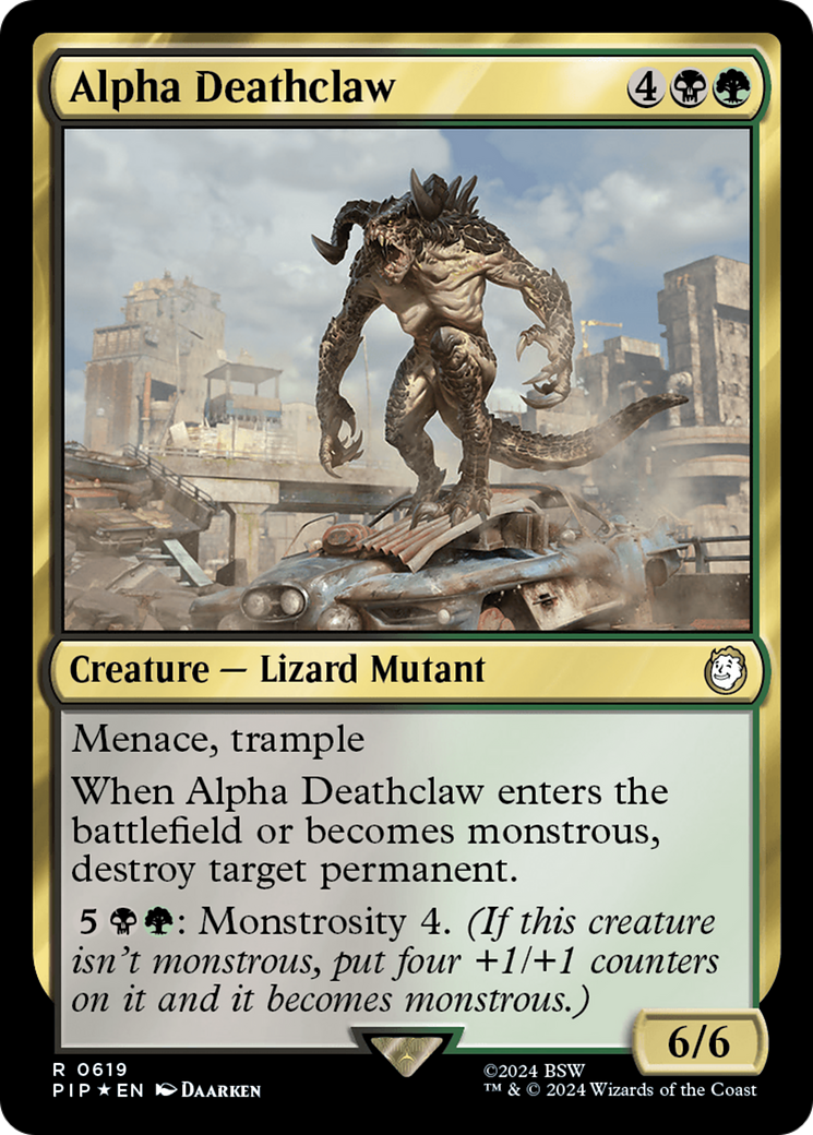 Alpha Deathclaw (Surge Foil) [Fallout] | Exor Games Summserside