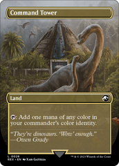 Command Tower // Commander Tower (Borderless) [Jurassic World Collection] | Exor Games Summserside