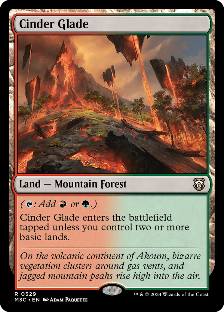 Cinder Glade [Modern Horizons 3 Commander] | Exor Games Summserside