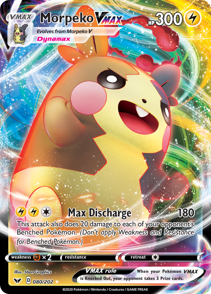 Morpeko VMAX (080/202) [Sword & Shield: Base Set] | Exor Games Summserside