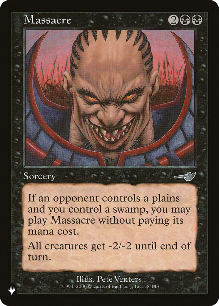 Massacre [The List] | Exor Games Summserside
