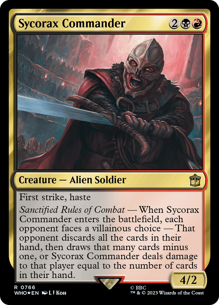 Sycorax Commander (Surge Foil) [Doctor Who] | Exor Games Summserside