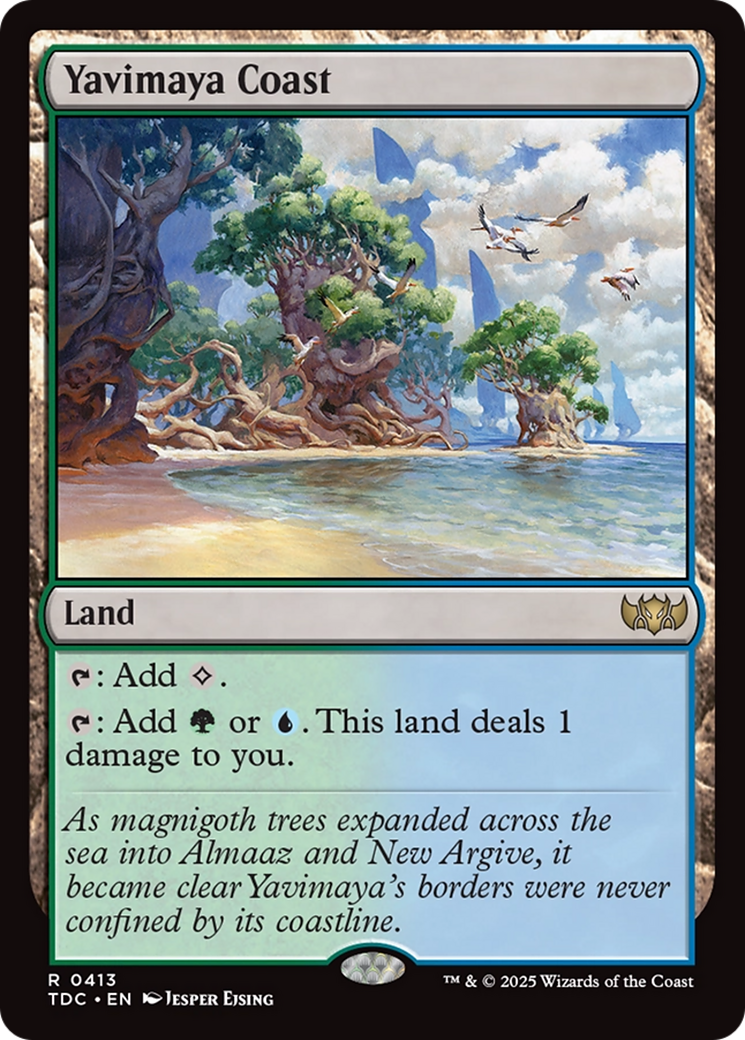 Yavimaya Coast [Tarkir: Dragonstorm Commander] | Exor Games Summserside