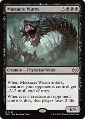 Massacre Wurm [Duskmourn: House of Horror Commander] | Exor Games Summserside