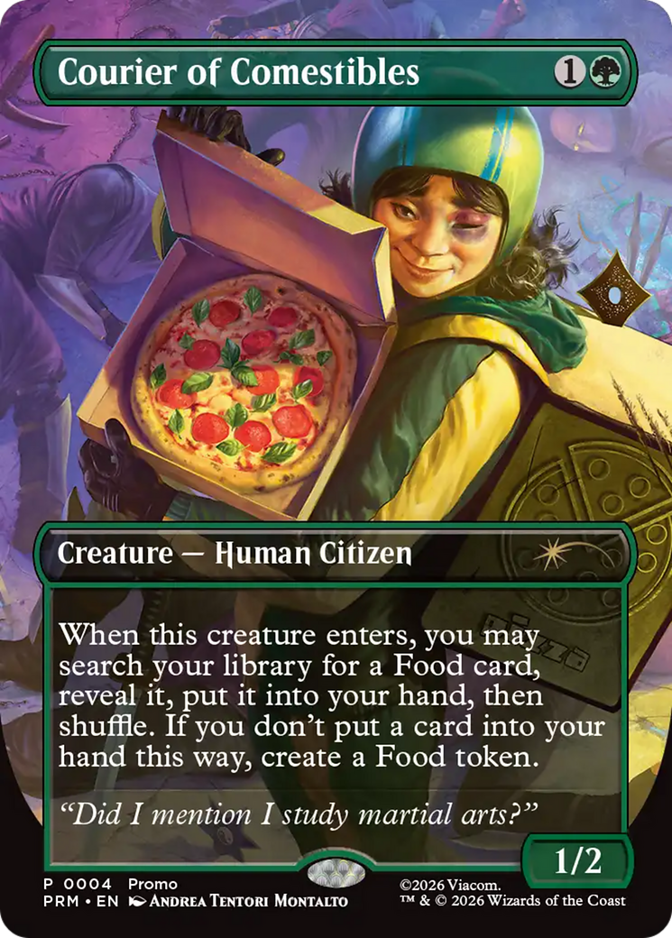 Courier of Comestibles (Borderless) [Wizards Play Network 2026] | Exor Games Summserside