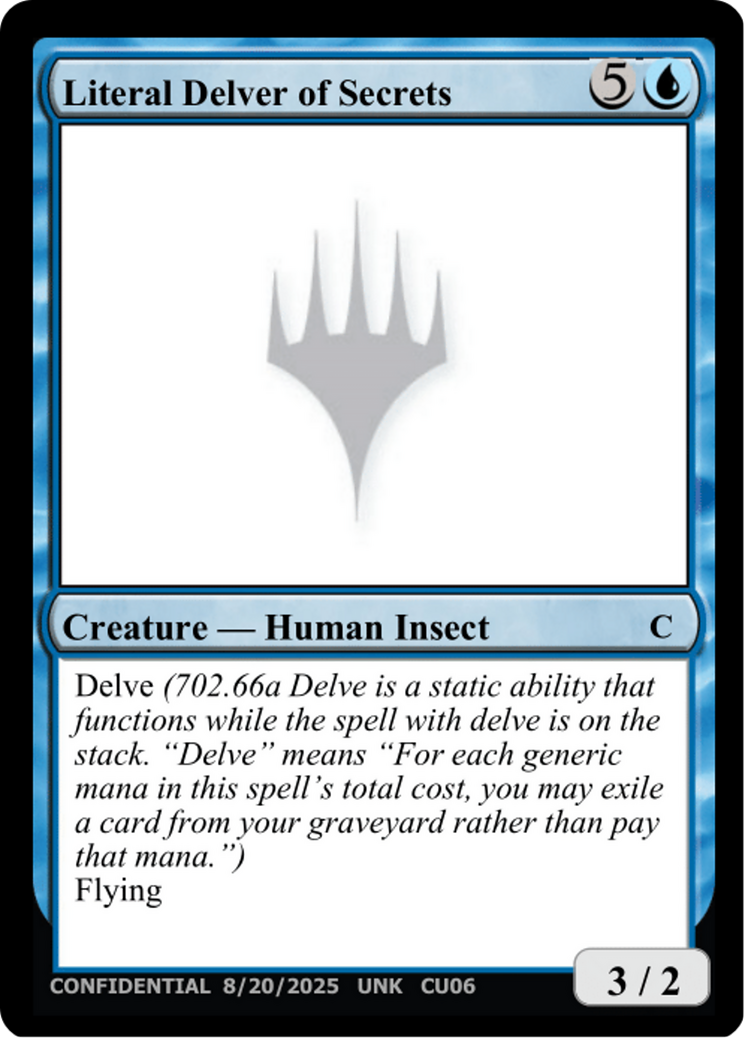 Literal Delver of Secrets [Unknown Event] | Exor Games Summserside