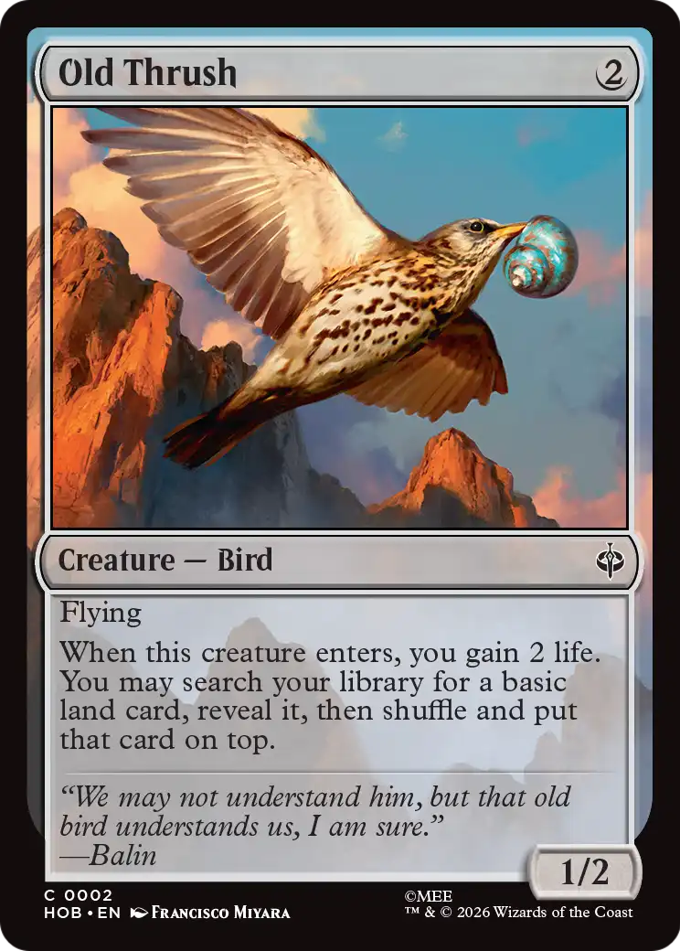 Old Thrush [The Hobbit] | Exor Games Summserside