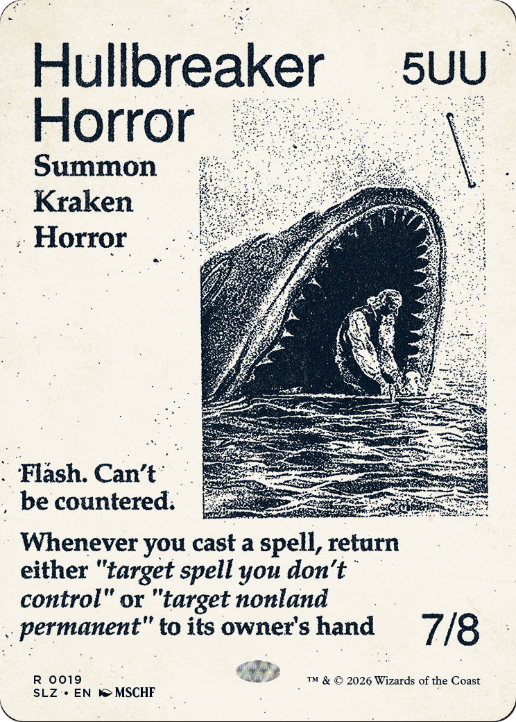 Hullbreaker Horror (0019) [Secret Lair x MSCHF: The Zeta Set] | Exor Games Summserside