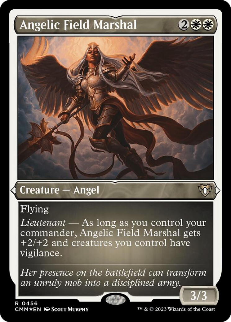 Angelic Field Marshal (Foil Etched) [Commander Masters] | Exor Games Summserside