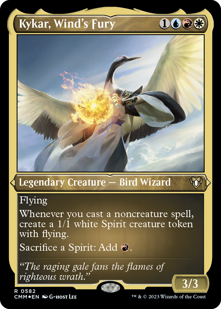 Kykar, Wind's Fury (Foil Etched) [Commander Masters] | Exor Games Summserside