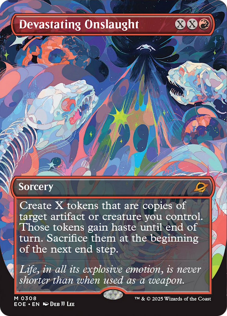 Devastating Onslaught (Borderless) [Edge of Eternities] | Exor Games Summserside
