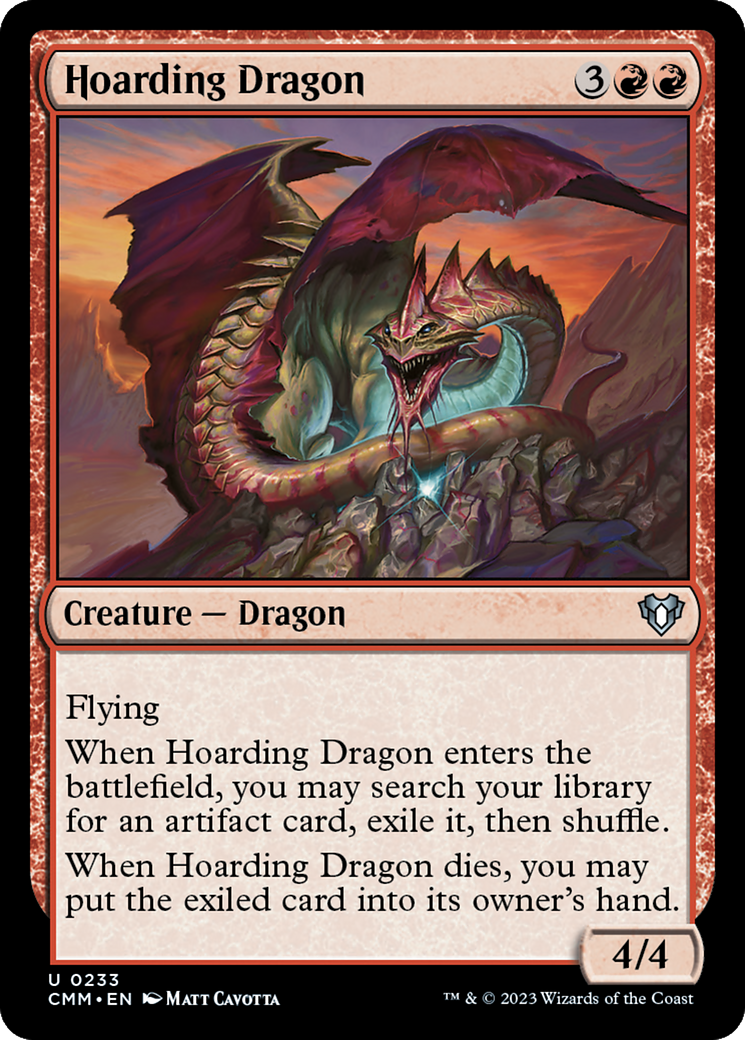 Hoarding Dragon [Commander Masters] | Exor Games Summserside