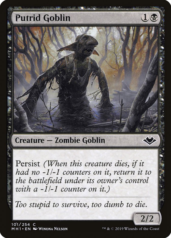 Putrid Goblin [Modern Horizons] | Exor Games Summserside