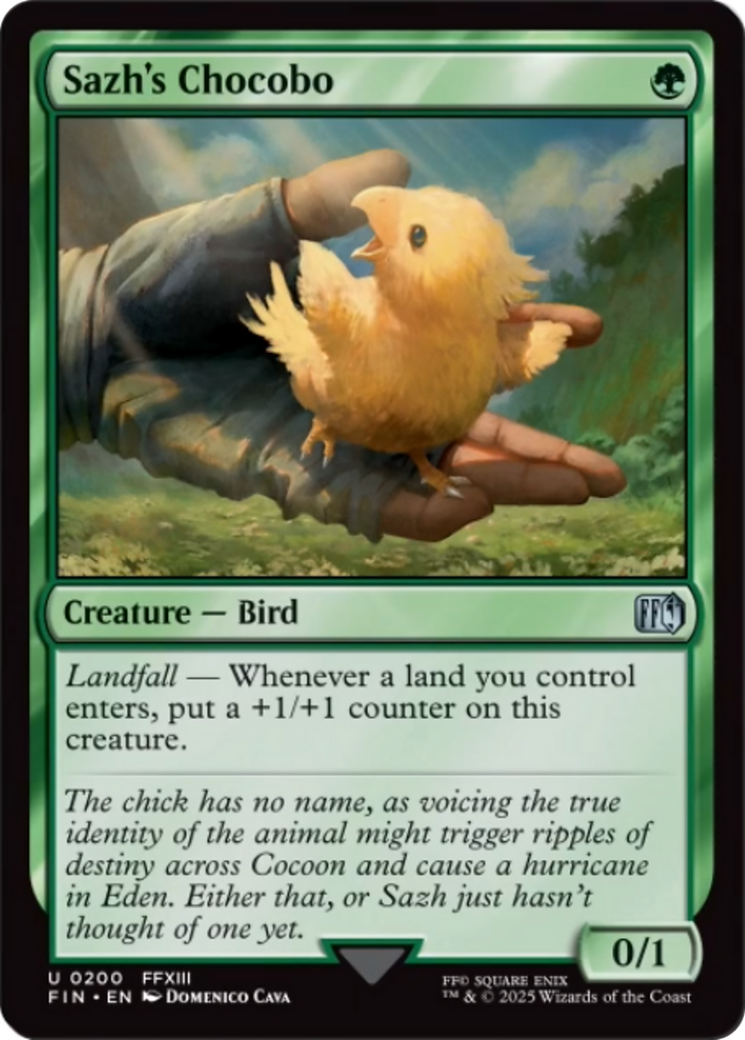 Sazh's Chocobo [FINAL FANTASY] | Exor Games Summserside
