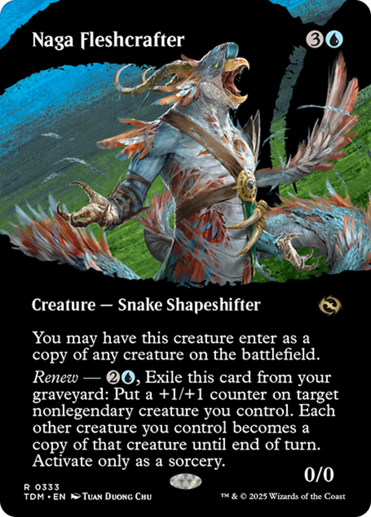 Naga Fleshcrafter (Borderless) [Tarkir: Dragonstorm] | Exor Games Summserside