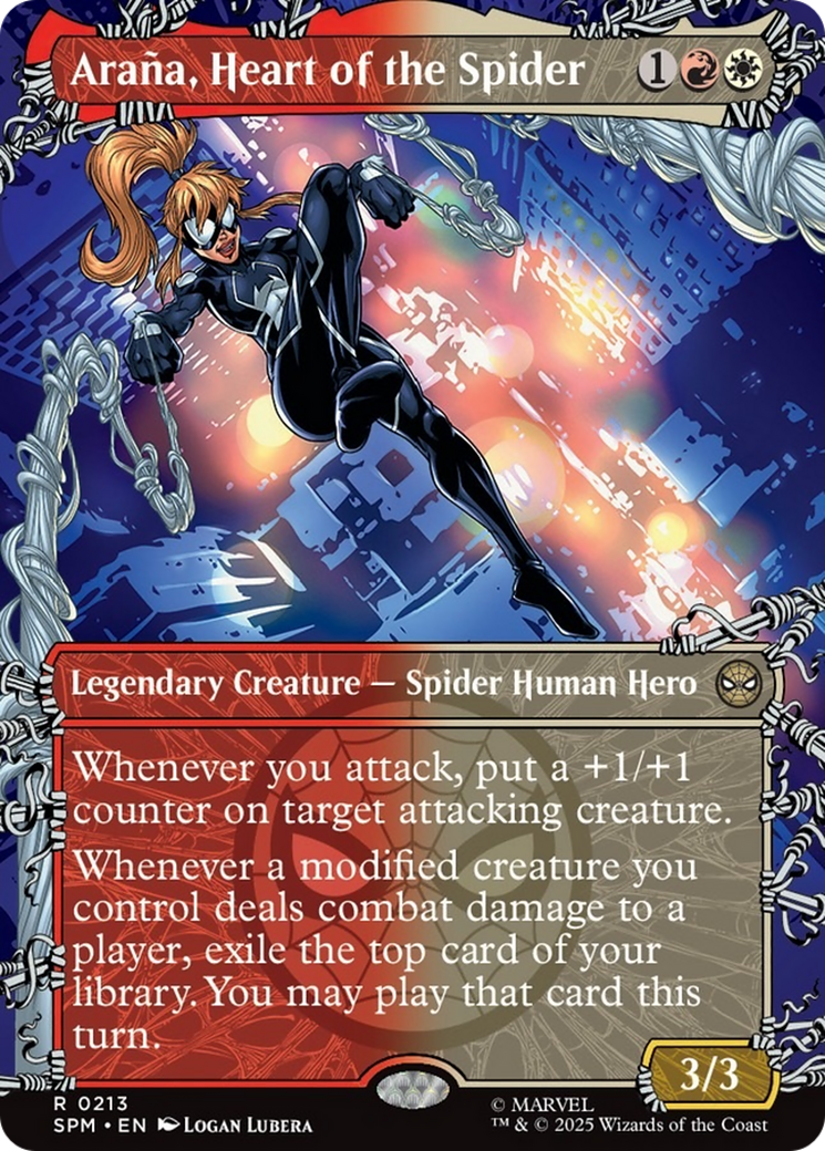 Arana, Heart of the Spider (Borderless) [Marvel's Spider-Man] | Exor Games Summserside