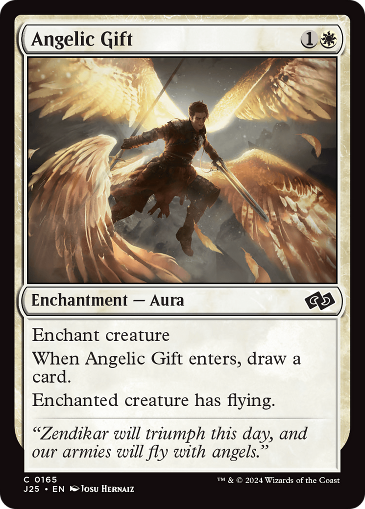 Angelic Gift [Foundations Jumpstart] | Exor Games Summserside