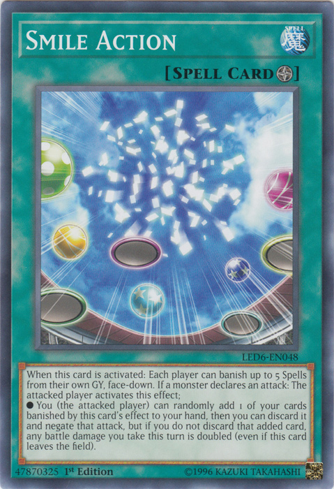 Smile Action [LED6-EN048] Common | Exor Games Summserside