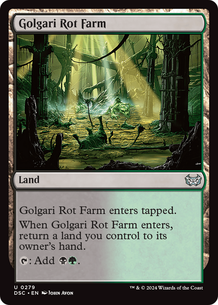 Golgari Rot Farm [Duskmourn: House of Horror Commander] | Exor Games Summserside