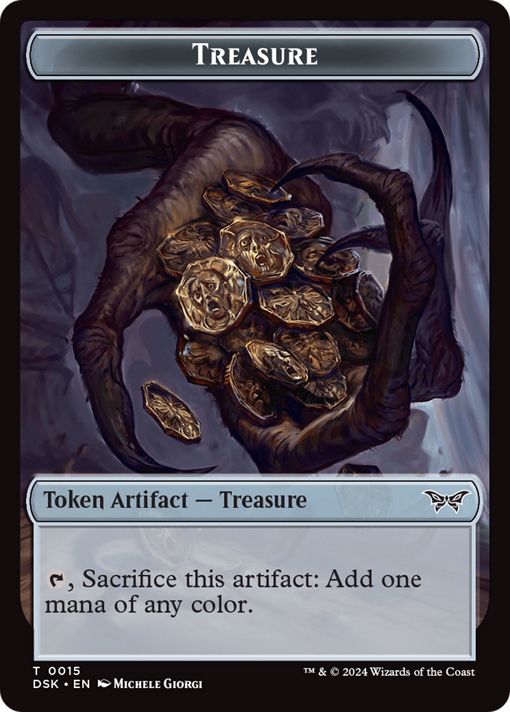 Treasure Token [Duskmourn: House of Horror Tokens] | Exor Games Summserside