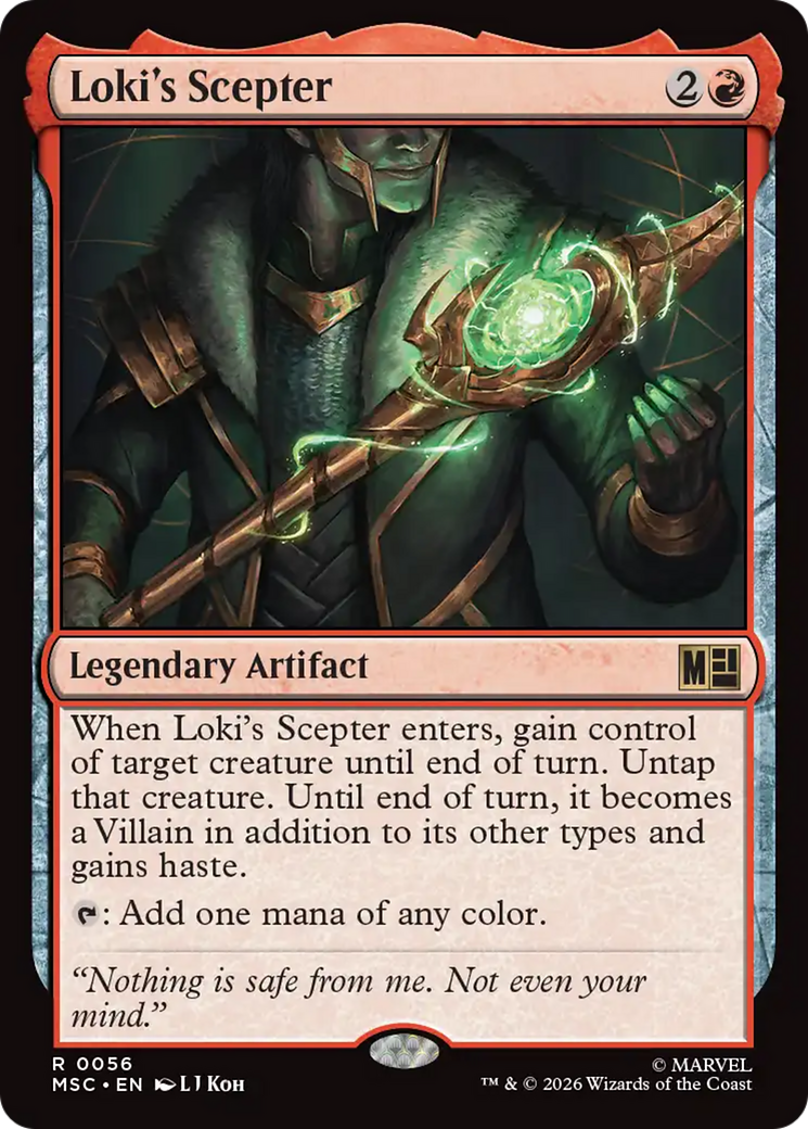 Loki's Scepter [Marvel Super Heroes Commander] | Exor Games Summserside