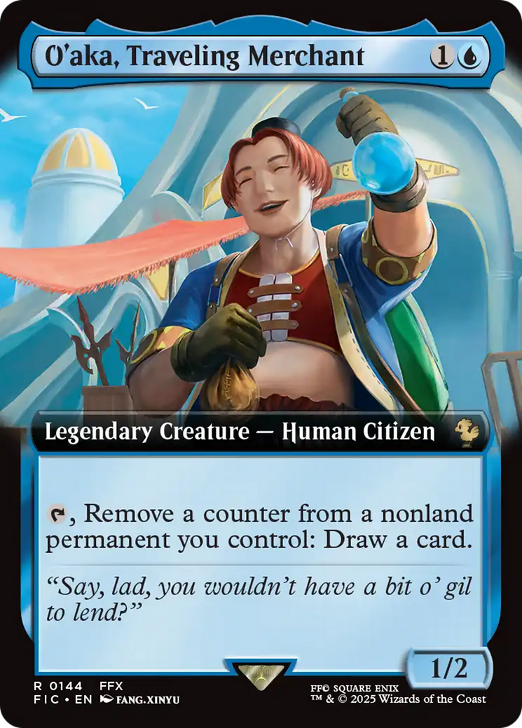 O'aka, Traveling Merchant (Extended Art) [FINAL FANTASY Commander] | Exor Games Summserside