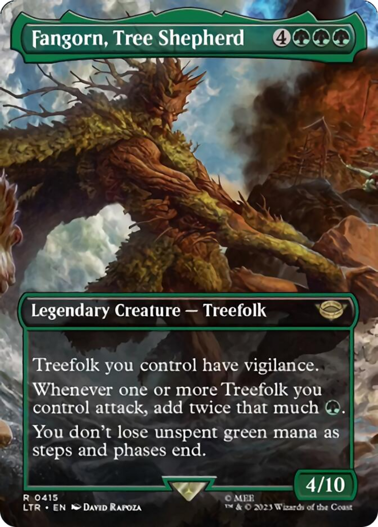 Fangorn, Tree Shepherd (Borderless Alternate Art) [The Lord of the Rings: Tales of Middle-Earth] | Exor Games Summserside