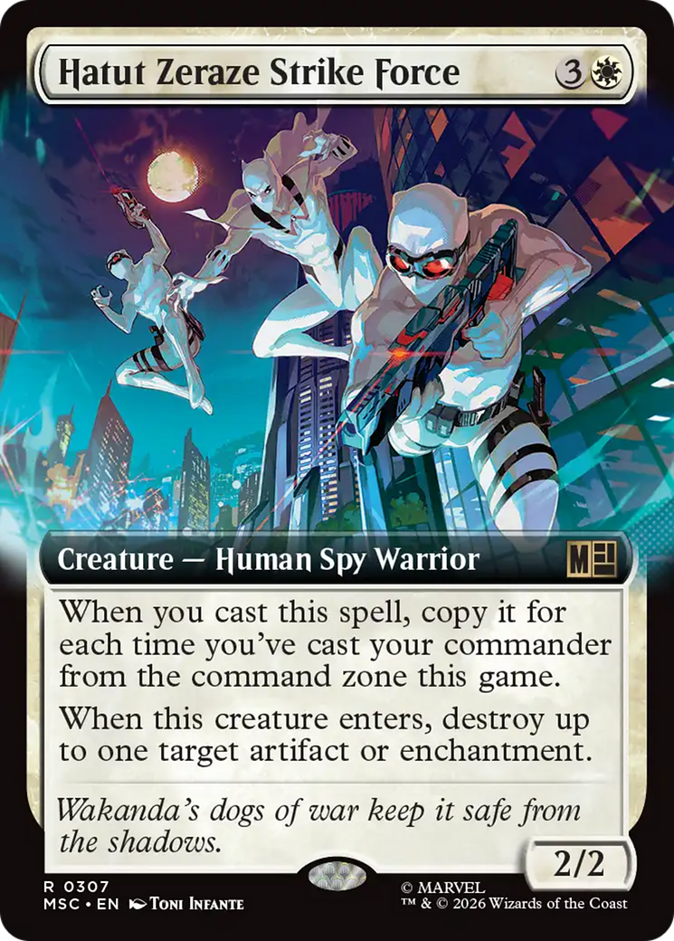 Hatut Zeraze Strike Force (Extended Art) [Marvel Super Heroes Commander] | Exor Games Summserside