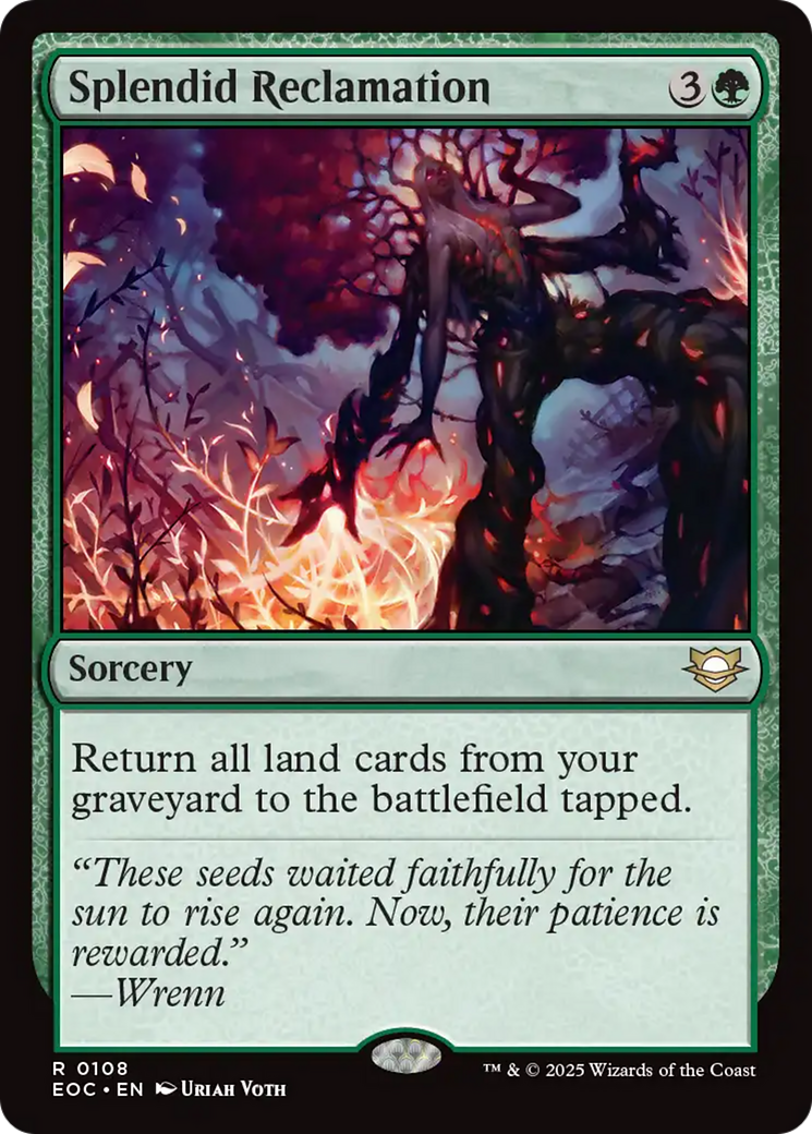 Splendid Reclamation [Edge of Eternities Commander] | Exor Games Summserside