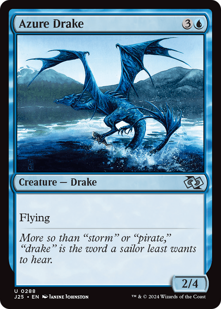 Azure Drake [Foundations Jumpstart] | Exor Games Summserside