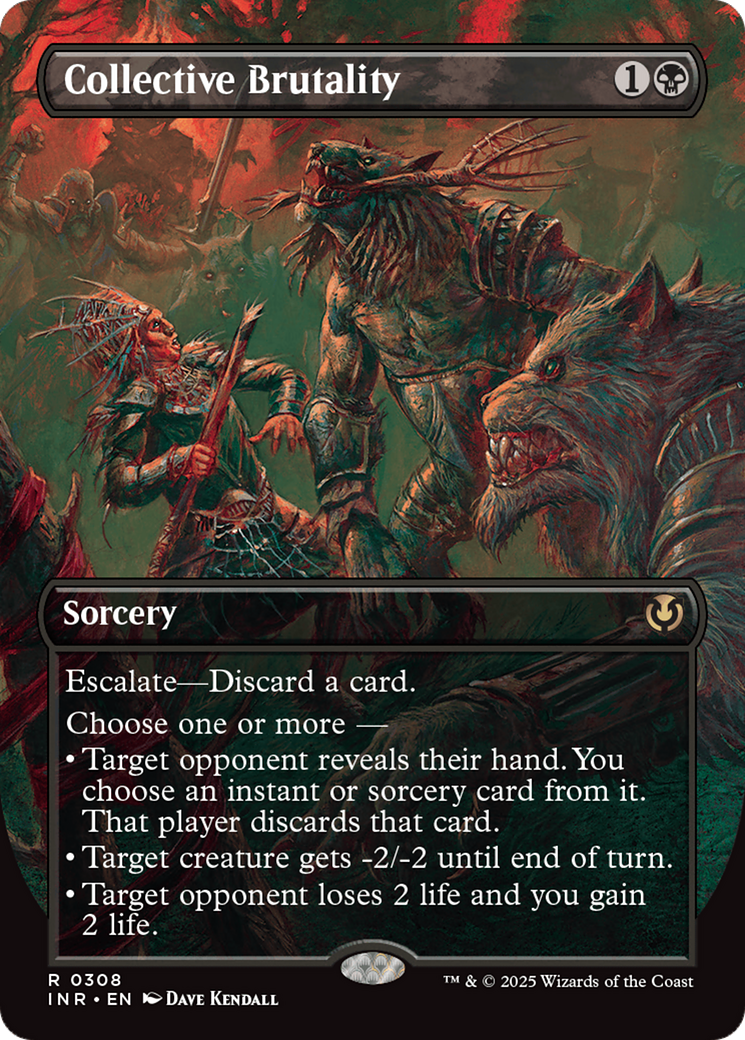 Collective Brutality (Borderless) [Innistrad Remastered] | Exor Games Summserside