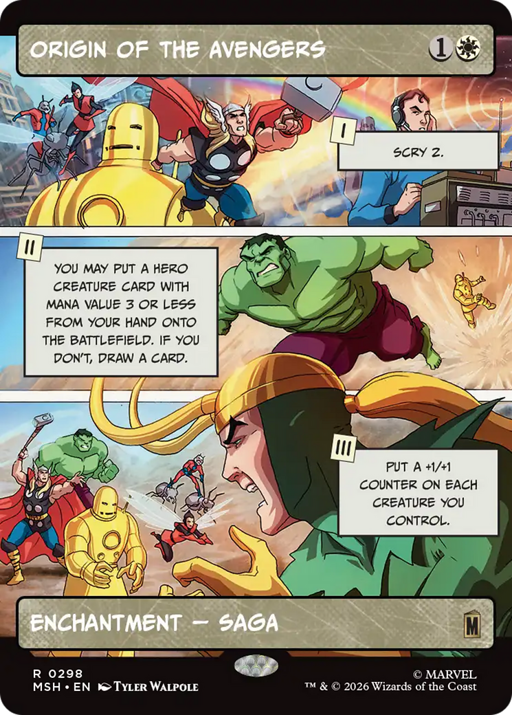 Origin of the Avengers (Borderless) [Marvel Super Heroes] | Exor Games Summserside