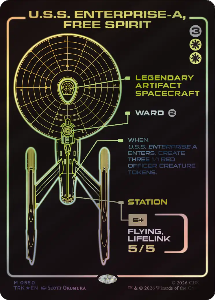 U.S.S. Enterprise-A, Free Spirit (Showcase) [Star Trek] | Exor Games Summserside